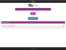 Tablet Screenshot of 1fo.me
